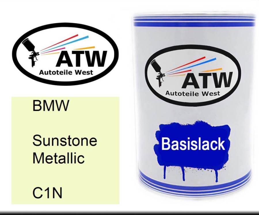 BMW, Sunstone Metallic, C1N: 500ml Lackdose, von ATW Autoteile West.